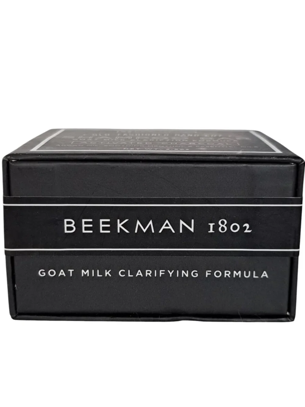 Beekman Shampoo Bar 1802 Activated Charcoal Hand Cut Goat Milk 3.5oz